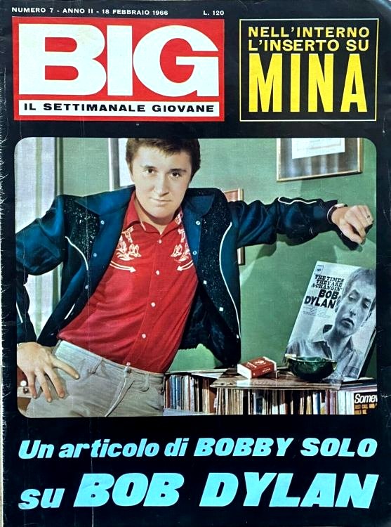 BIG, 1966 magazine Bob Dylan front cover