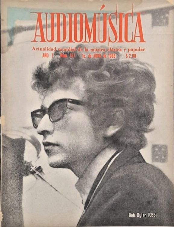 idolos del rock magazine Bob Dylan front cover