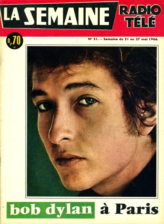 la semaine radio télé france magazine Bob Dylan front cover