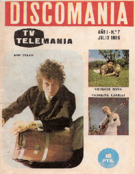 magazine Bob Dylan front cover