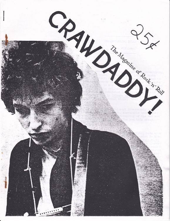 crawdaddy magazine 1966 Bob Dylan front cover