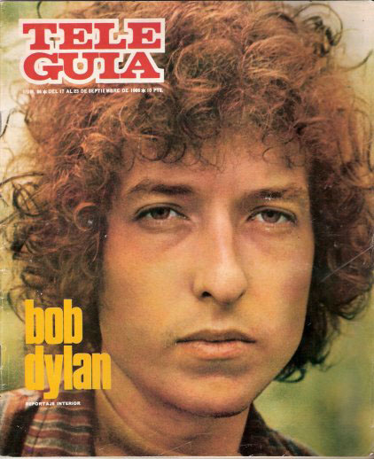 tele guia magazine Bob Dylan front cover