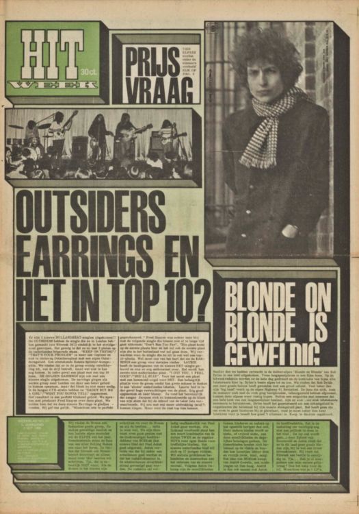 hitweek 1966 09 magazine Bob Dylan front cover