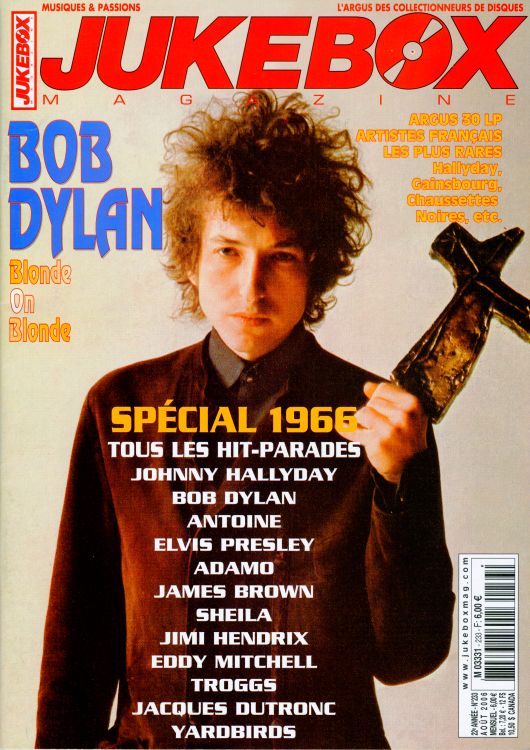 juke box magazine Bob Dylan #223 front cover