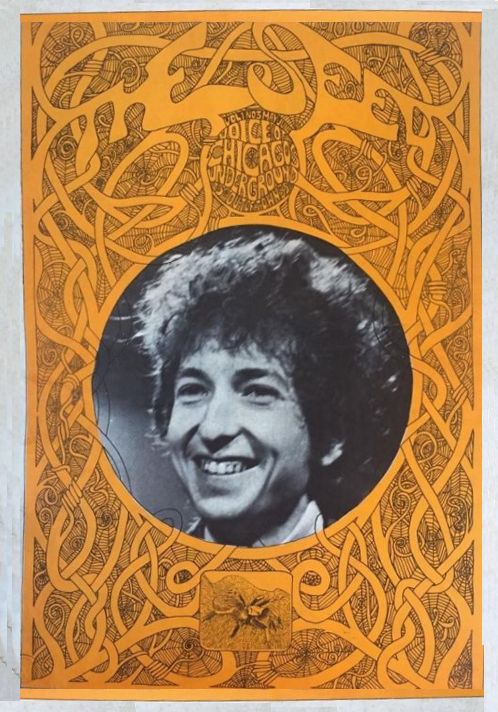 the seed voice of chicago underground magazine Bob Dylan front cover