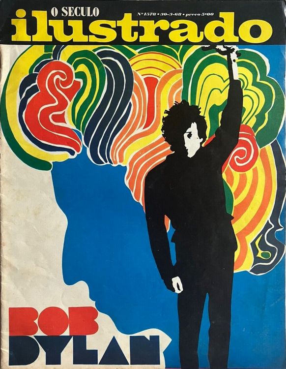 o seculo ilustrado magazine Bob Dylan front cover