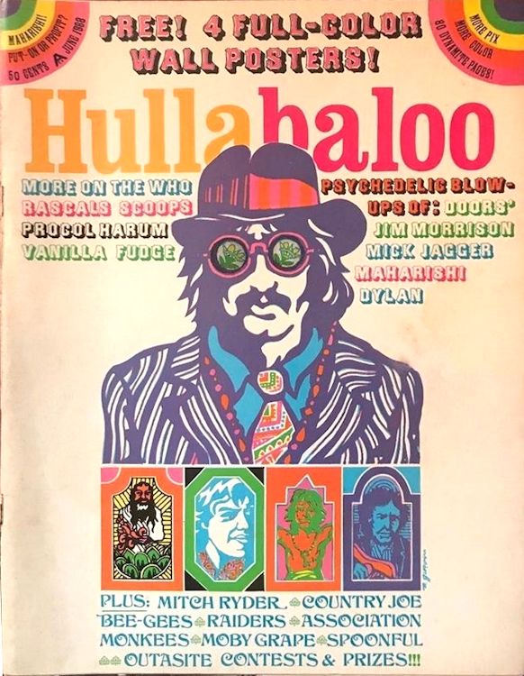 hullabaloo magazine Bob Dylan front cover