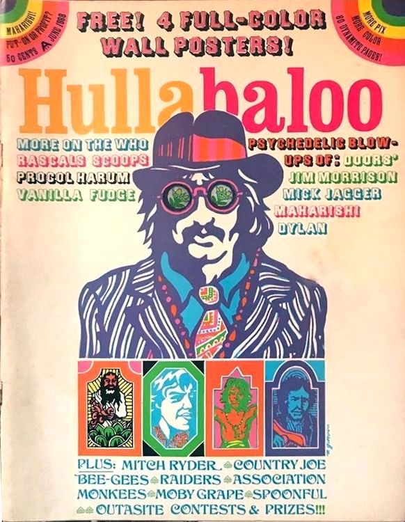 hullabaloo magazine Bob Dylan front cover