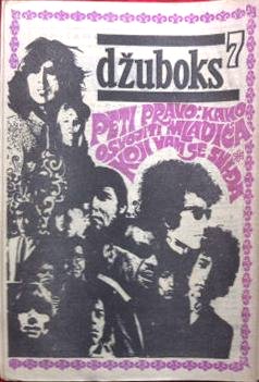 dzuboks magazine #7 1968 back cover Bob Dylan front cover