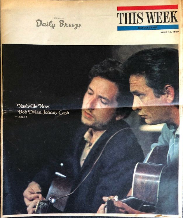 daily breeze 1969 supplement magazine Bob Dylan cover story