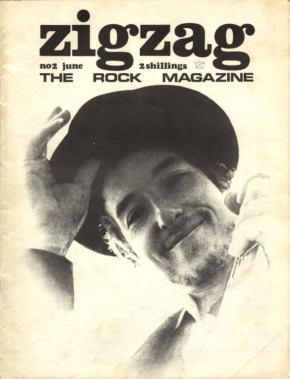 zig zag June 1969 magazine Bob Dylan front cover