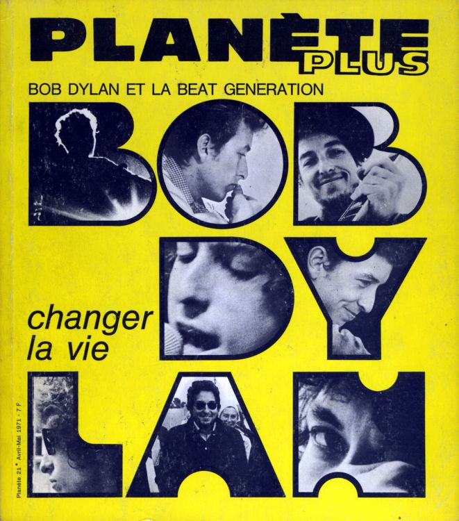 planète plus magazine Bob Dylan front cover