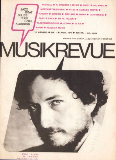 magazine Bob Dylan front cover