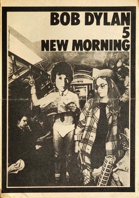 moustique 1972 magazine Bob Dylan front cover 5