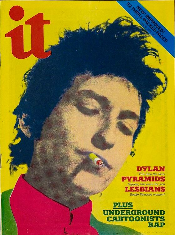 it 1972 03magazine Bob Dylan front cover