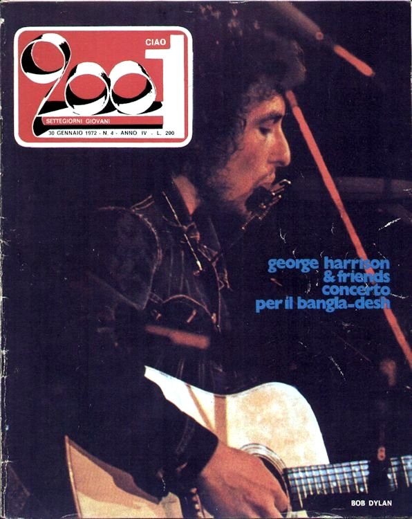 ciao 2001 magazine Bob Dylan front cover