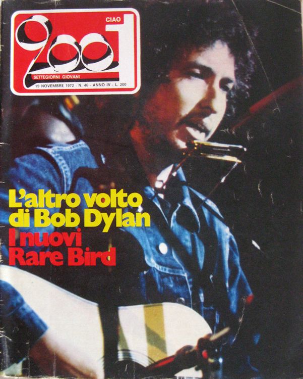 ciao 2001 magazine Bob Dylan front cover