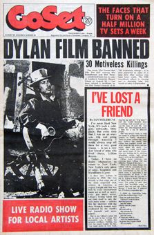 go set 1973 magazine Bob Dylan front cover