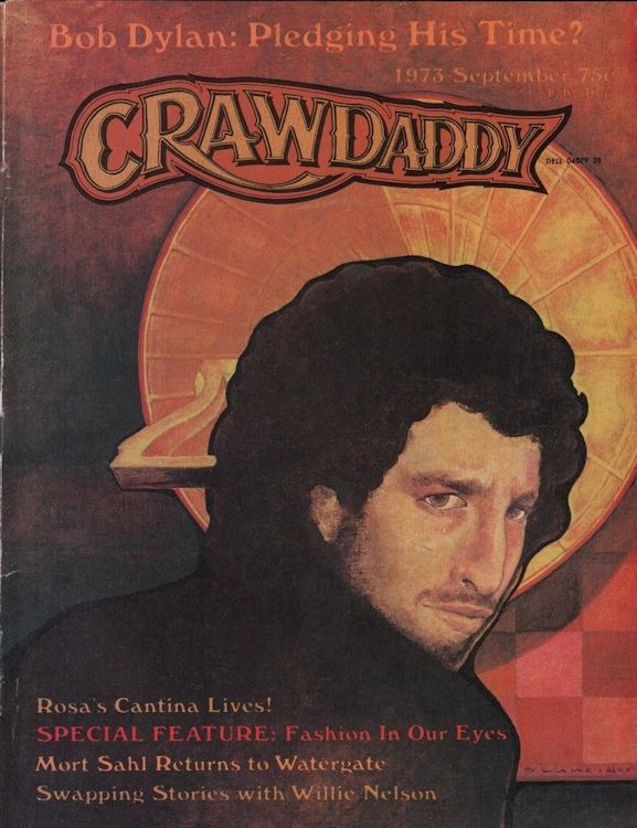 crawdaddy magazine 1973 Bob Dylan front cover