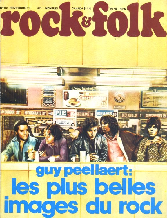 rock & folk magazine france #82  Bob Dylan front cover
