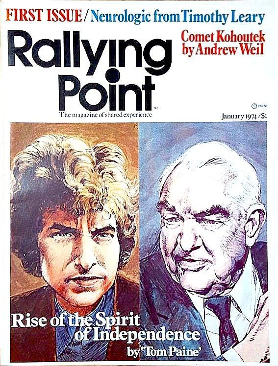 rallying point magazine Bob Dylan front cover