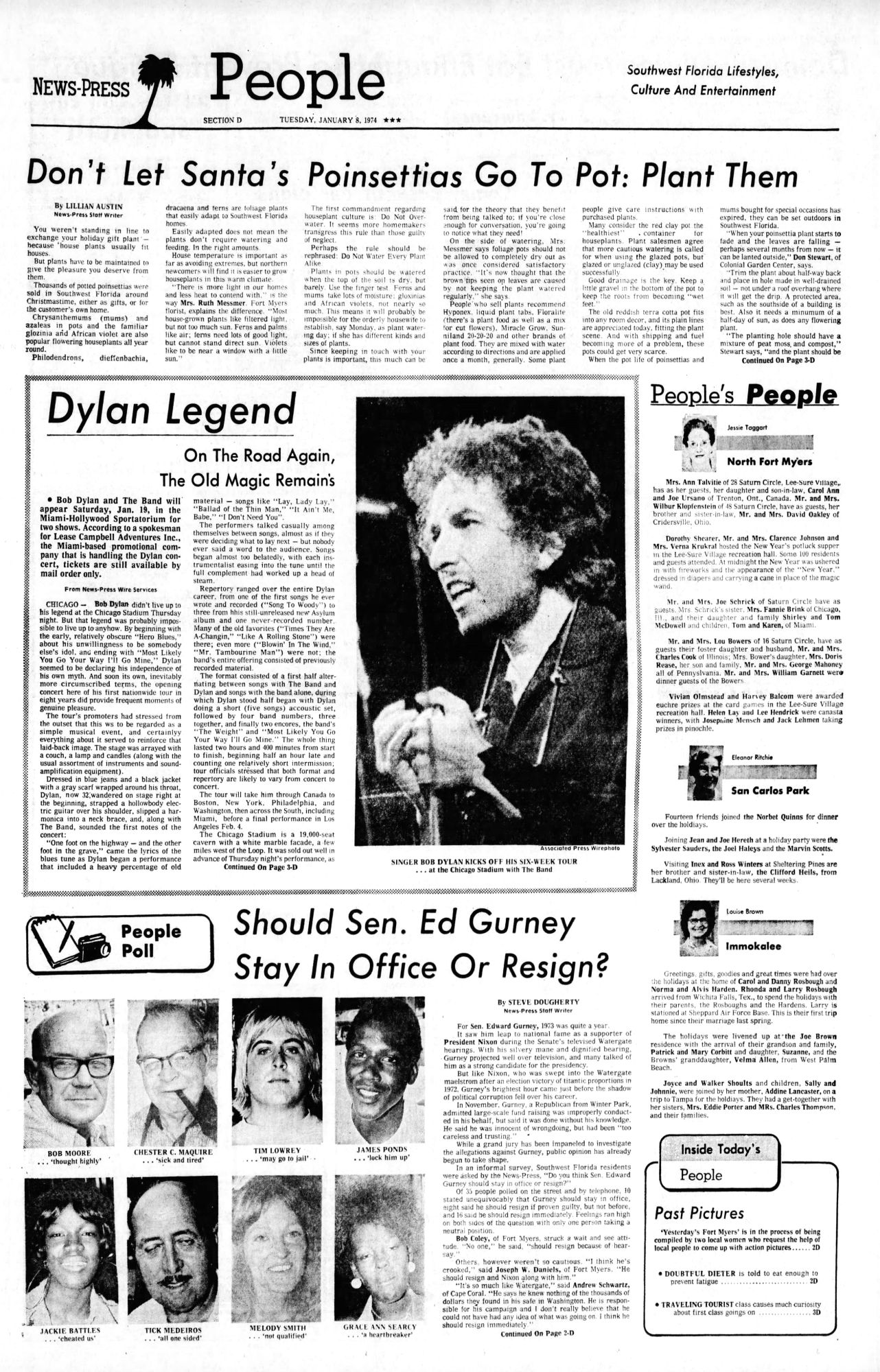 News-Press Bob Dylan front cover