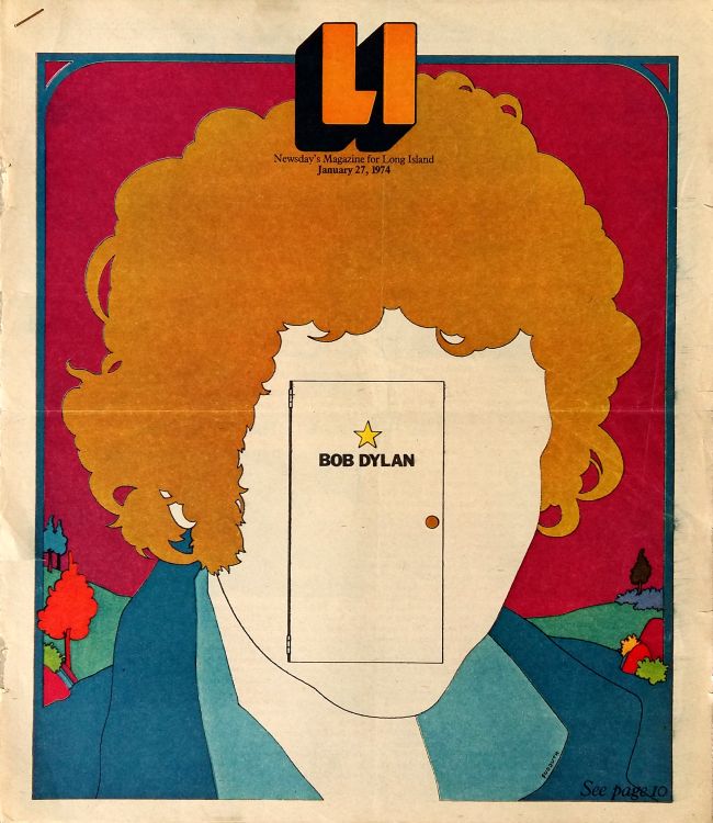LI magazine Bob Dylan front cover