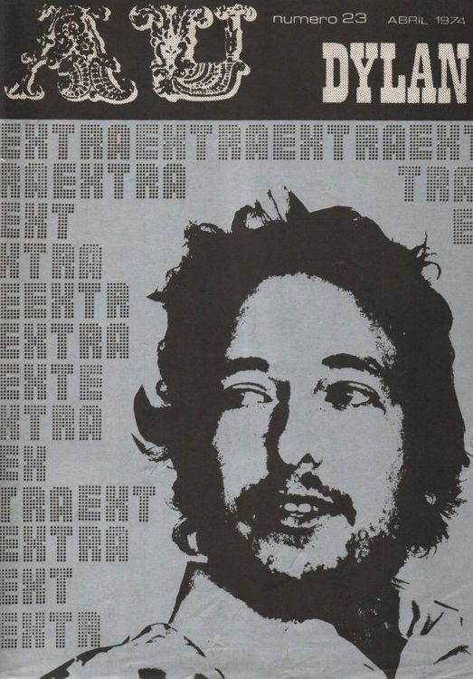 AU, spain magazine Bob Dylan front cover