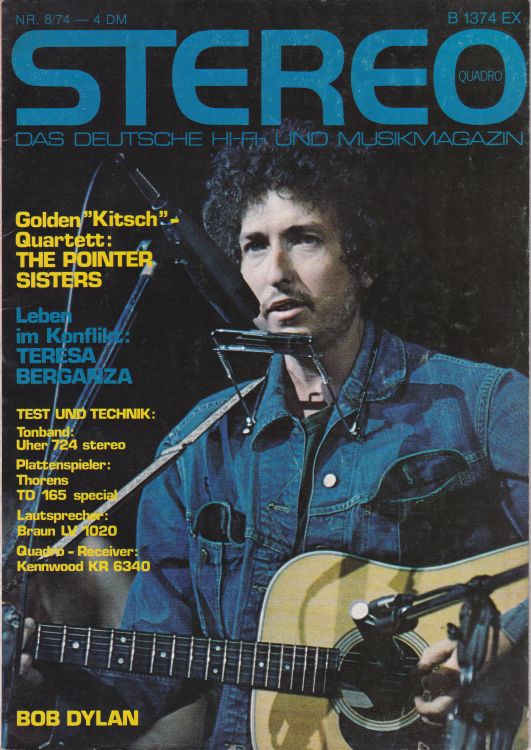 Stereo german Bob Dylan front cover