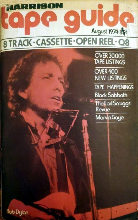 tape guide magazine Bob Dylan front cover