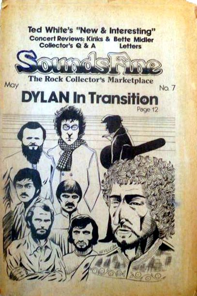 soundsfine magazine Bob Dylan front cover