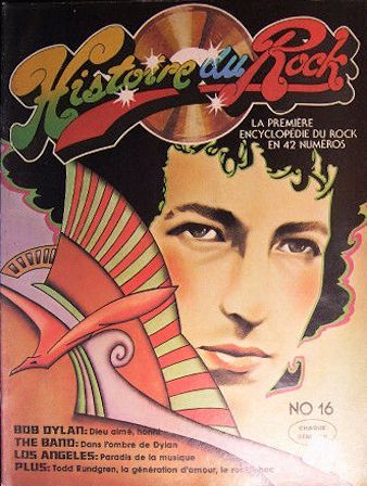 histoire du rock magazine #16 Bob Dylan front cover