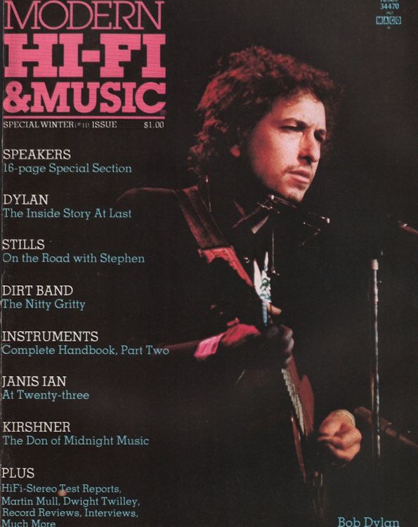 modern hi-fi & music magazine Bob Dylan front cover