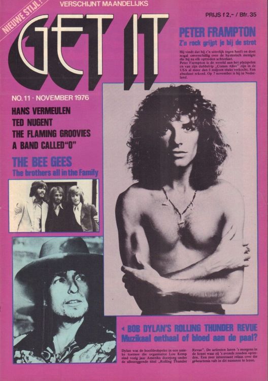 get it on holland magazine Bob Dylan front cover