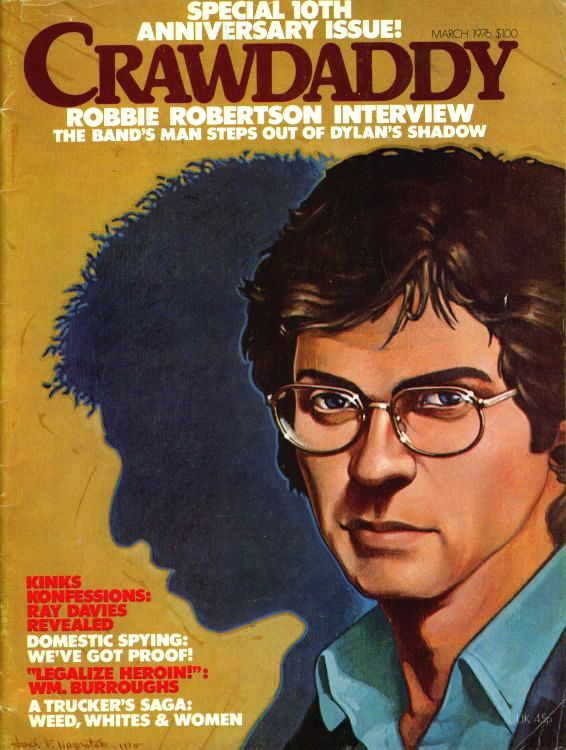 crawdaddy magazine 1976 Bob Dylan front cover