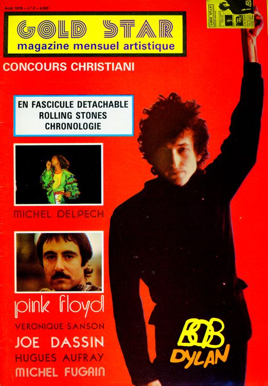 gold star magazine Bob Dylan cover story