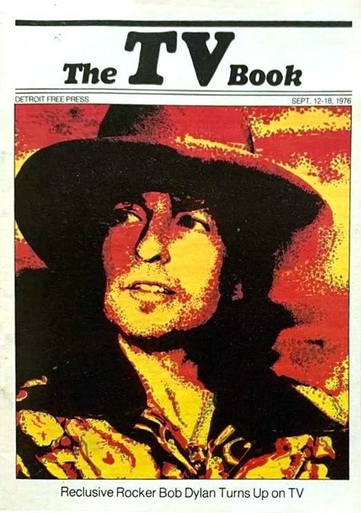 the tv book detroit usa magazine Bob Dylan front cover