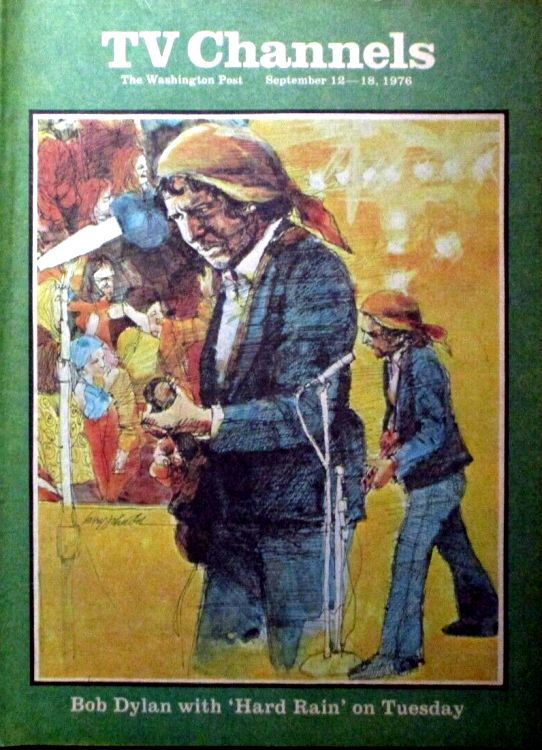 tv chanels new haven register November 1971 magazine Bob Dylan front cover