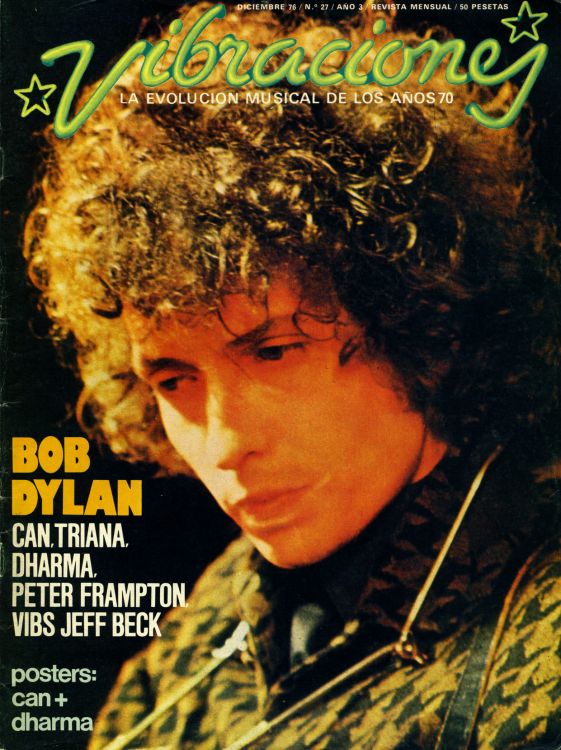 vibraciones magazine #27 Bob Dylan front cover