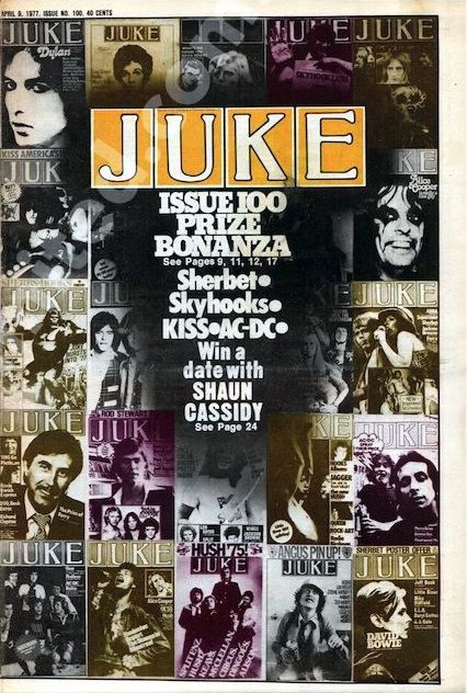 juke 1977 magazine Bob Dylan front cover