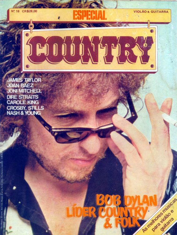 country brazil magazine Bob Dylan front cover
