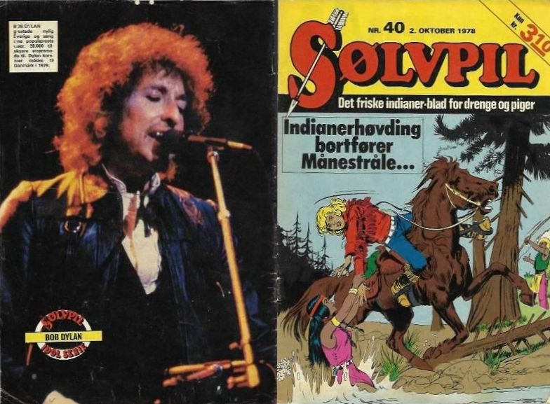 solvpil magazine Bob Dylan  backcover story