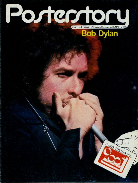 posterstory magazine Bob Dylan cover story