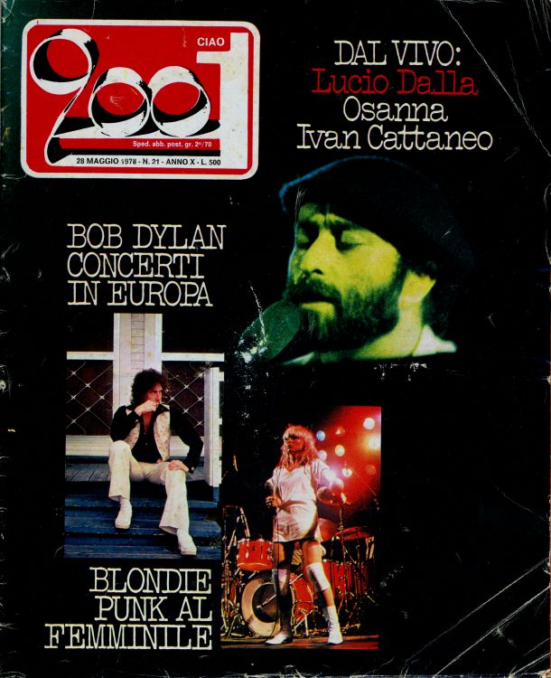 ciao 2001 magazine Bob Dylan front cover