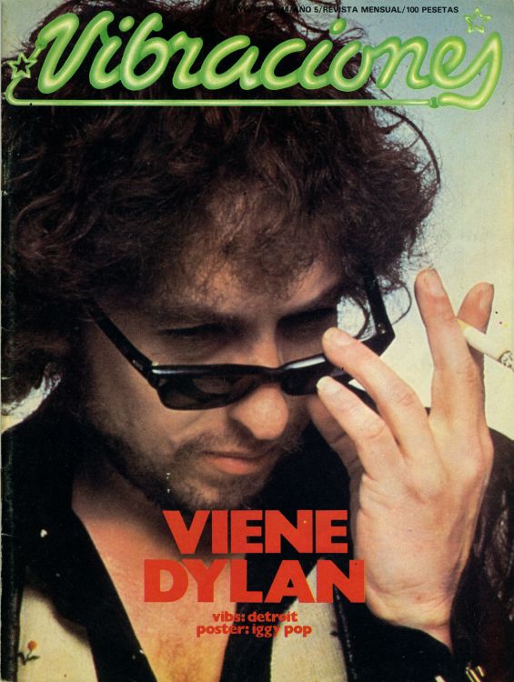 vibraciones magazine #44 Bob Dylan front cover