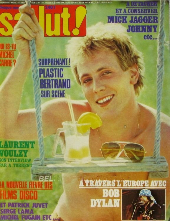 Salut magazine bob dylan front cover