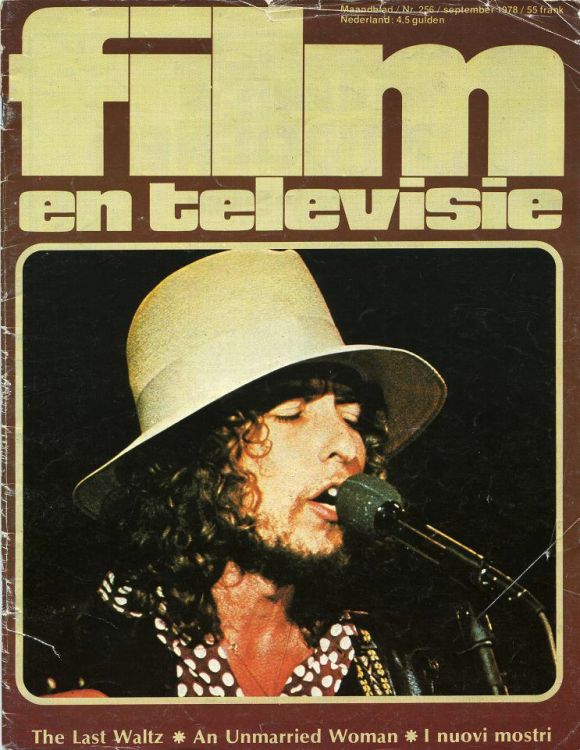 film en televisie magazine Bob Dylan front cover
