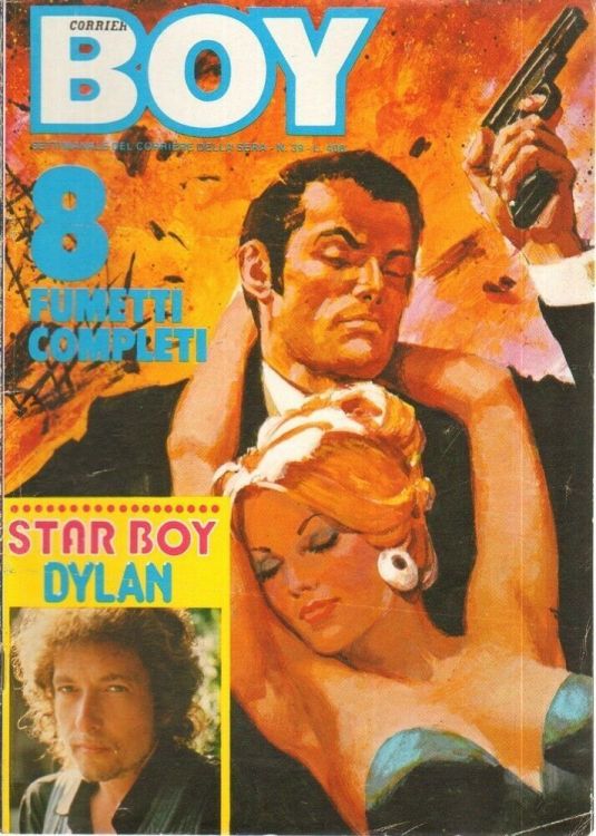 corrier boy magazine Bob Dylan front cover
