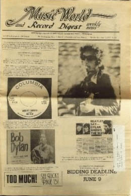 music world  may 79 magazine Bob Dylan front cover