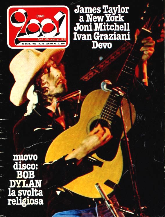 ciao 2001 magazine Bob Dylan front cover